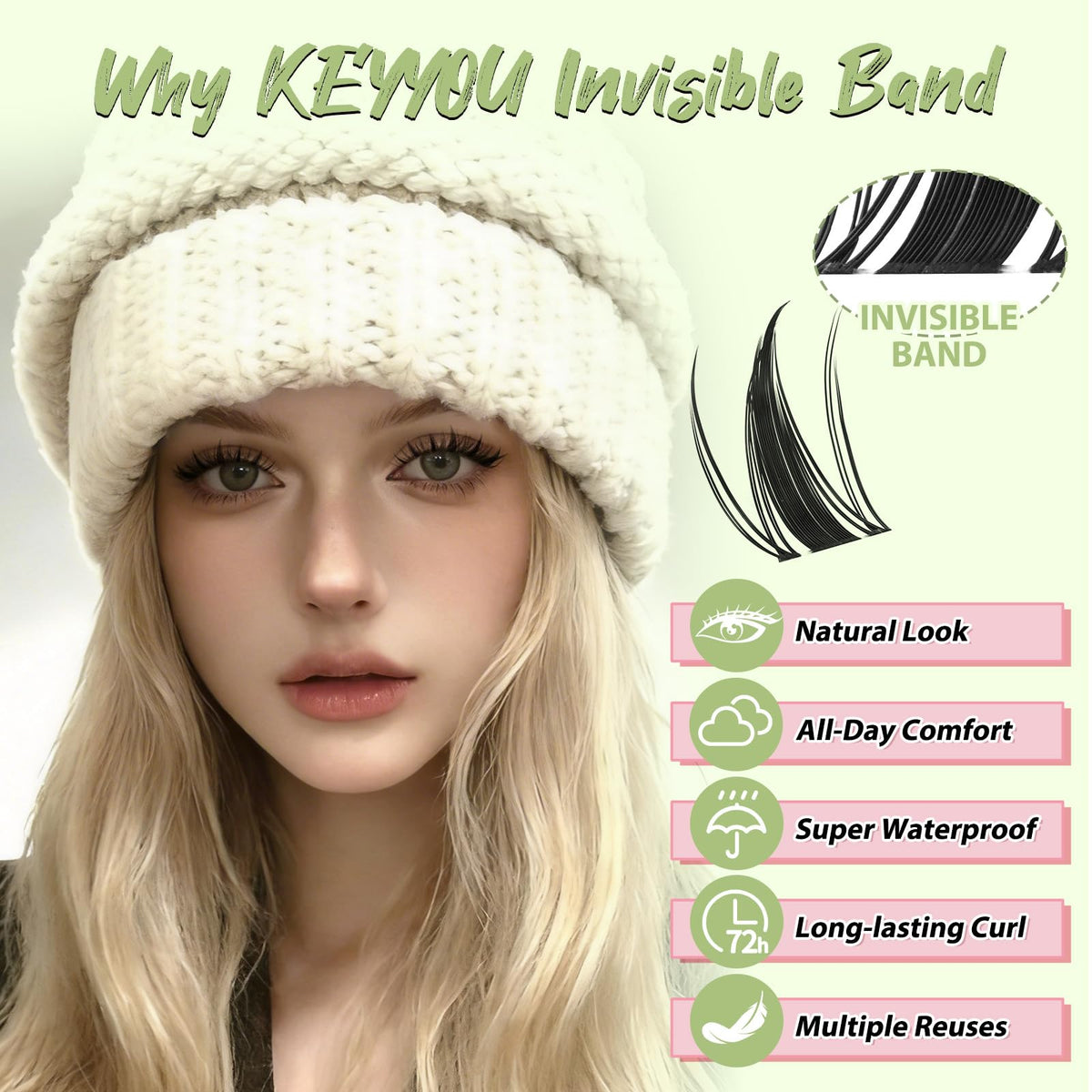 KEYYOU Fairy Lash Clusters packaging