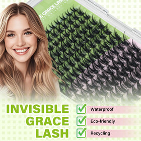 KEYYOU Fairy Wink Lash Clusters close-up of lashes