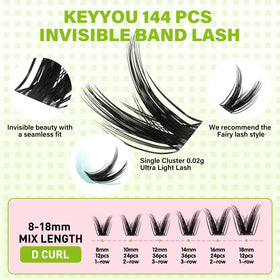 KEYYOU Fairy Wink Lash Clusters packaging