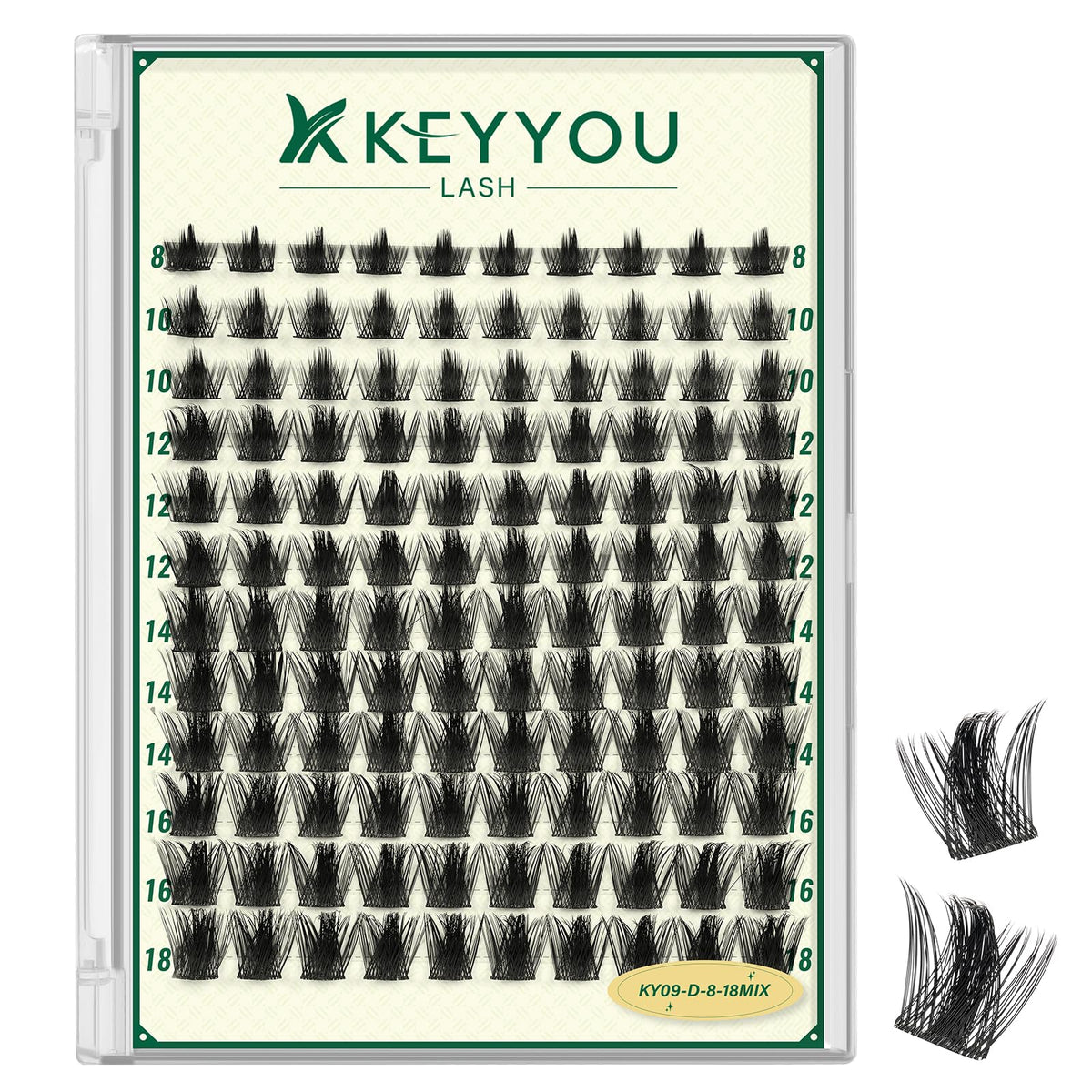 KEYYOU KY09 lash bond and seal included in the kit