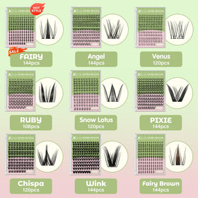 KEYYOU lash application brush included in the kit