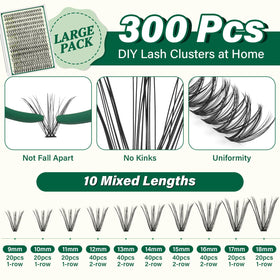 KEYYOU lash application tools including anti-stick tweezers