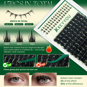 KEYYOU lash applicator and remover included in the kit