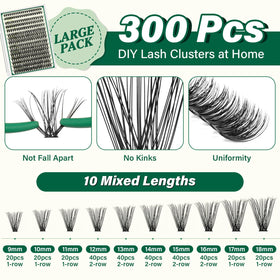 KEYYOU lash applicator and remover tools included in kit