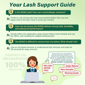 KEYYOU Lash Bond & Seal waterproof feature demonstration