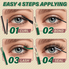 KEYYOU Lash Clusters Kit components layout