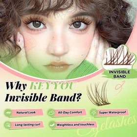 KEYYOU lash glue and accessories included in the kit