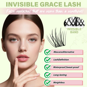 KEYYOU Lisbon Lash Clusters Kit in use on model's eyes