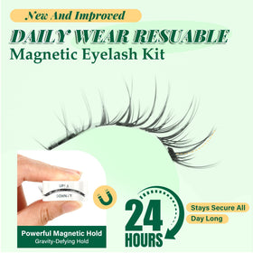 KEYYOU magnetic eyelashes close-up on storage case