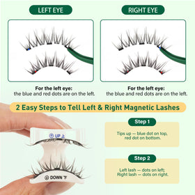 KEYYOU magnetic eyelashes with detailed instructions