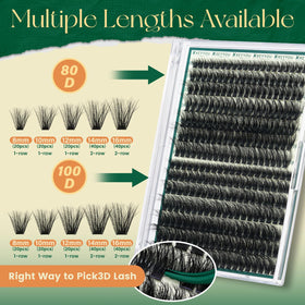 KEYYOU premium tweezers included in lash kit