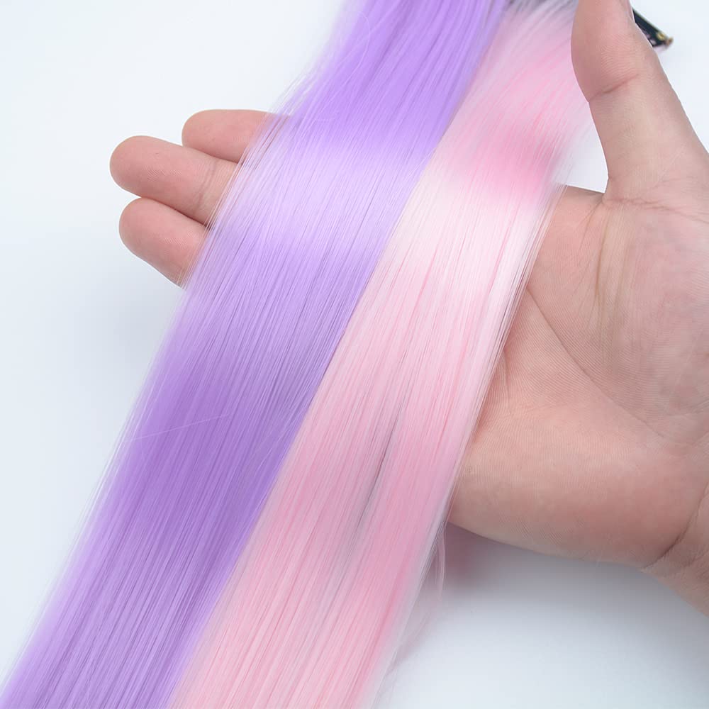 KGBFASS 20-inch hair extensions styled on mannequin