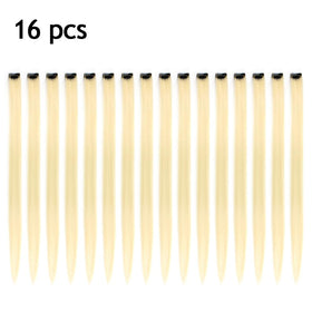 KGBFASS Clip-in Hair Extensions 16Pcs vibrant colour display