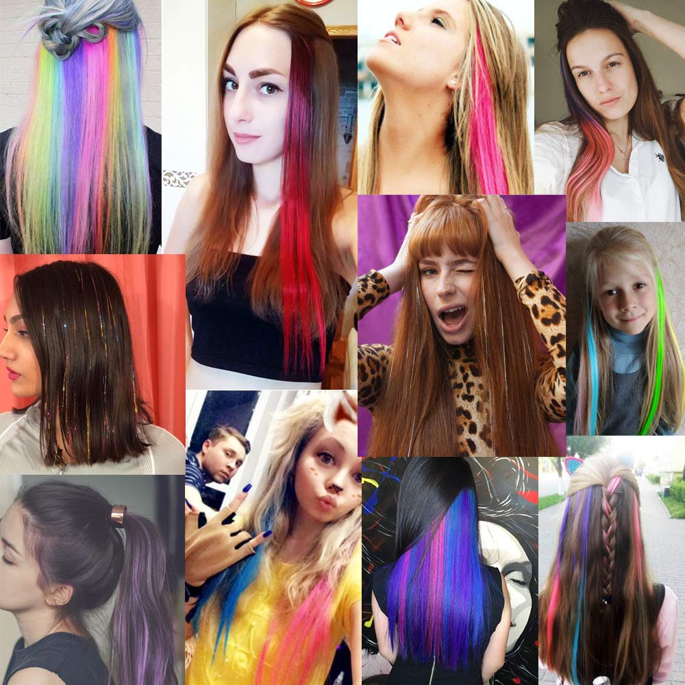 KGBFASS Clip in Hair Extensions on a model