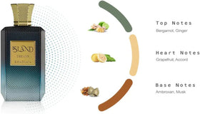 Khadlaj Island Dreams bottle design showcasing elegance
