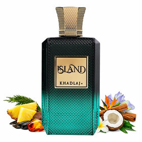 Khadlaj Island Extrait de Parfum ingredients display