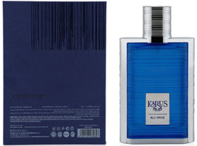 Khadlaj Karus Blu Spice Eau de Parfum packaging