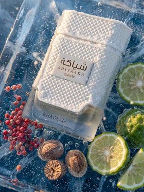 Khadlaj Shiyaaka Snow Eau de Parfum 100ml lifestyle scene