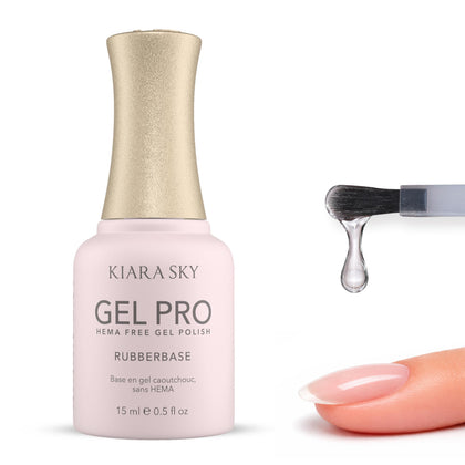 KIARA SKY Rubber Base Gel 0.5 fl oz bottle front view