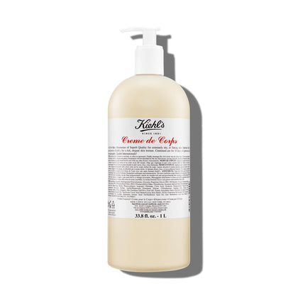 Kiehl's Crème de Corps Body Lotion 1L Pump front view
