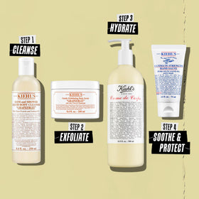 Kiehl's Crème de Corps Body Lotion 1L Pump lifestyle scene