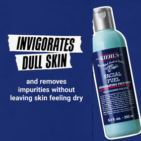 Kiehl's Facial Fuel Men's Invigorating Face Wash 16.9 fl oz side view