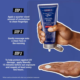 Kiehl's Facial Fuel Men's Moisturiser in lifestyle setting