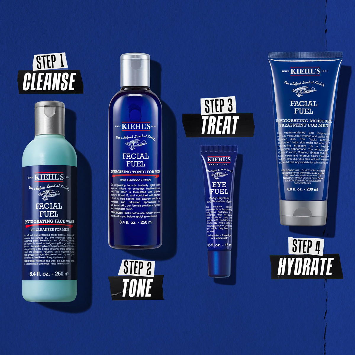 Kiehl's Facial Fuel Moisturizer packaging with product details