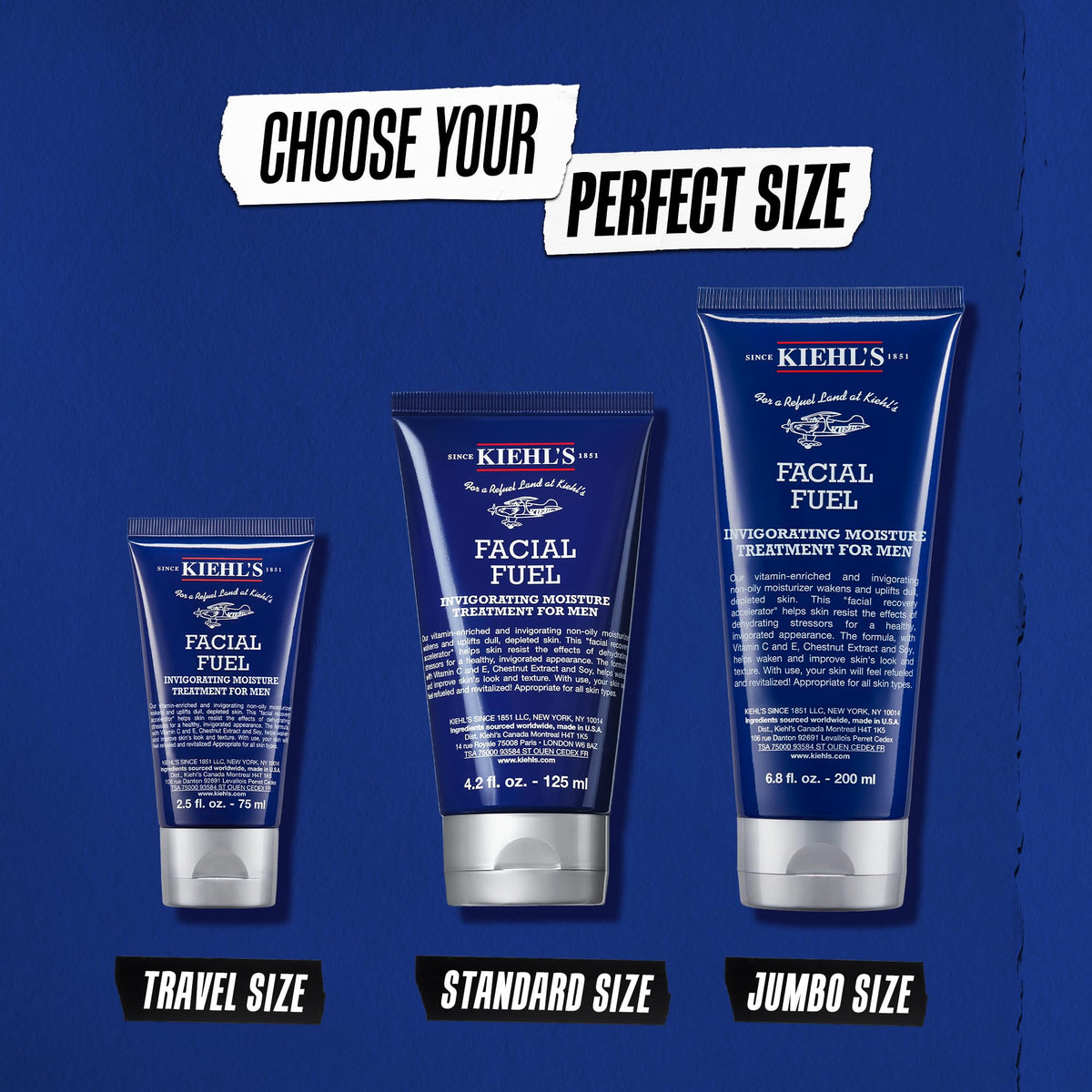 Kiehl's Facial Fuel Moisturizer showing texture on skin