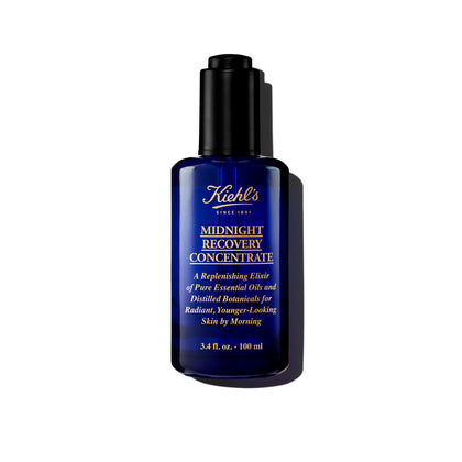 Kiehl's Midnight Recovery Concentrate front view with packaging