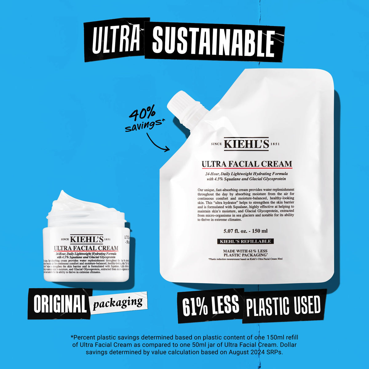 Kiehl's Rare Earth Clay Face Mask on a vanity