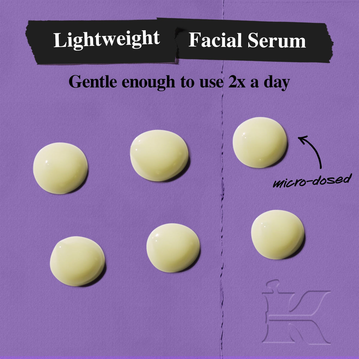 Kiehl's Retinol Serum bottle with cap off
