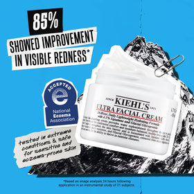 Kiehl's Ultra Facial Cream in a bathroom setting