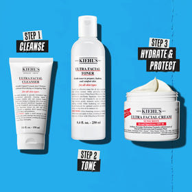 Kiehl's Ultra Facial Cream SPF 30 opened showing the cream