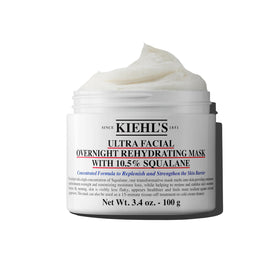 Kiehl's Ultra Facial Overnight Hydrating Face Mask front view 3.4 fl oz