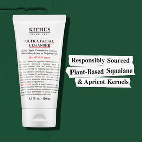 Kiehls Ultra Facial Cleanser 2.5 fl oz with skincare products