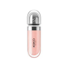 Kiko Milano 3D Hydra Lip Gloss 06 Candy Rose applicator close-up