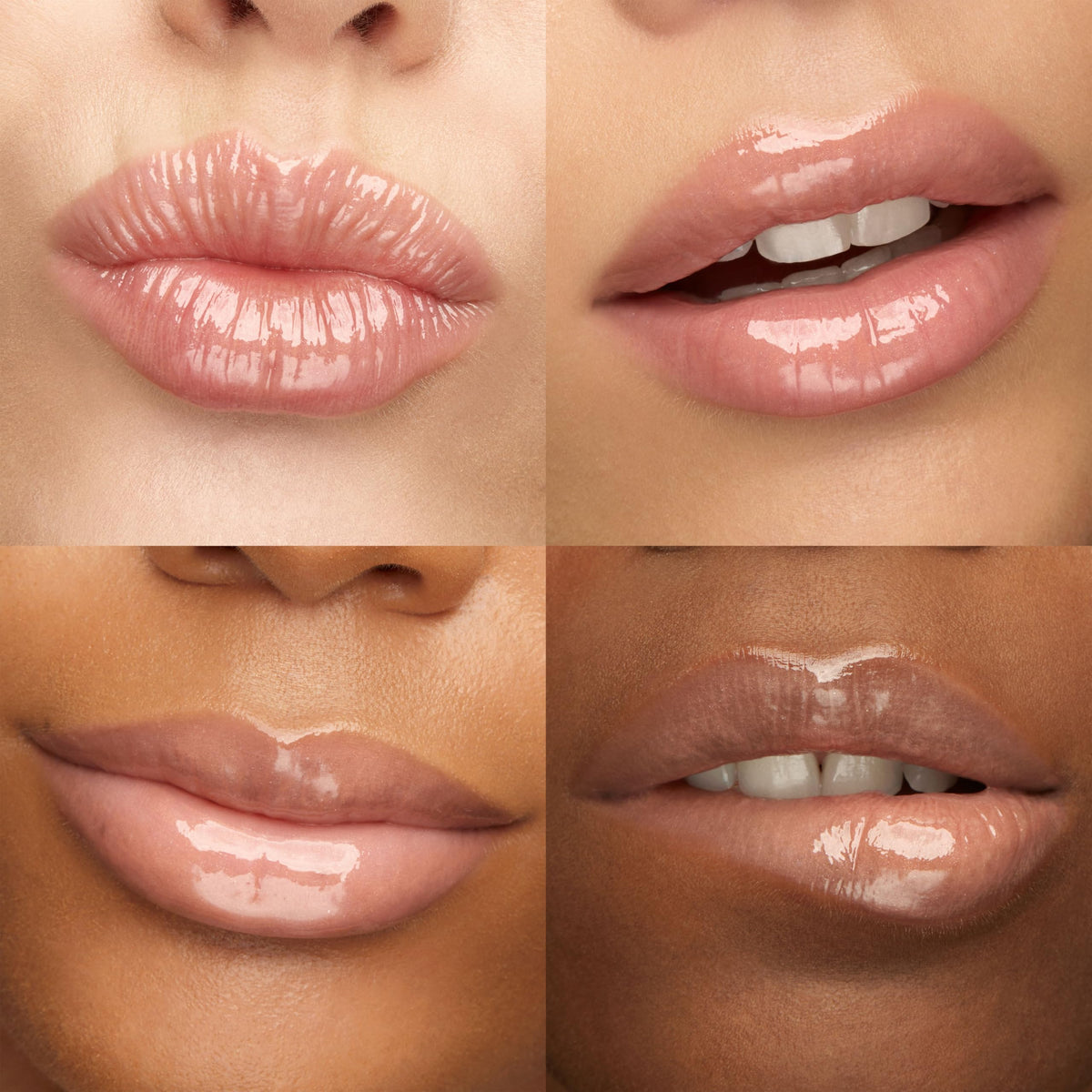 Kiko Milano 3D Hydra Lip Gloss 19 Cream Cashmere swatch on skin