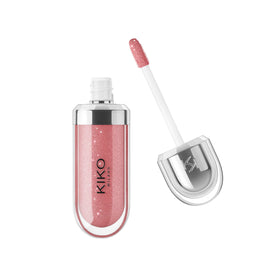 Kiko Milano 3D Hydra Lip Gloss Pearly Natural Rose front view