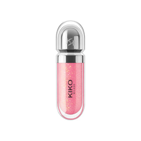 Kiko Milano 3D Hydra Lip Gloss Sparkling Hibiscus Pink packaging