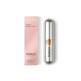 Kiko Milano Coloured Balm 04 displayed with a fruity background