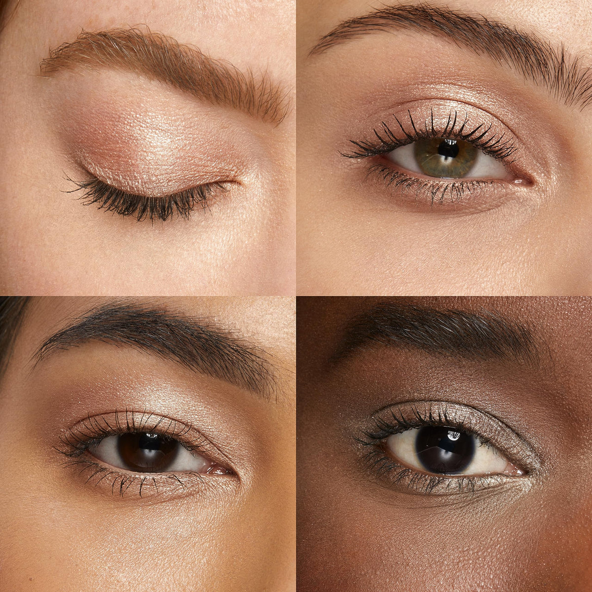 Kiko Milano High Pigment Eyeshadow 22 applied on eyelid for shimmer effect