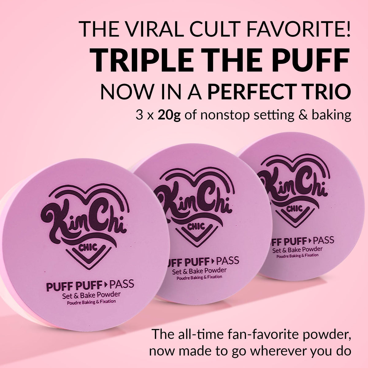 Kimchi Chic Puff Puff Pass Loose Setting Powder packaging details