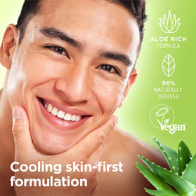 King of Shaves Cooling Shave Gel 4 tubes packaging