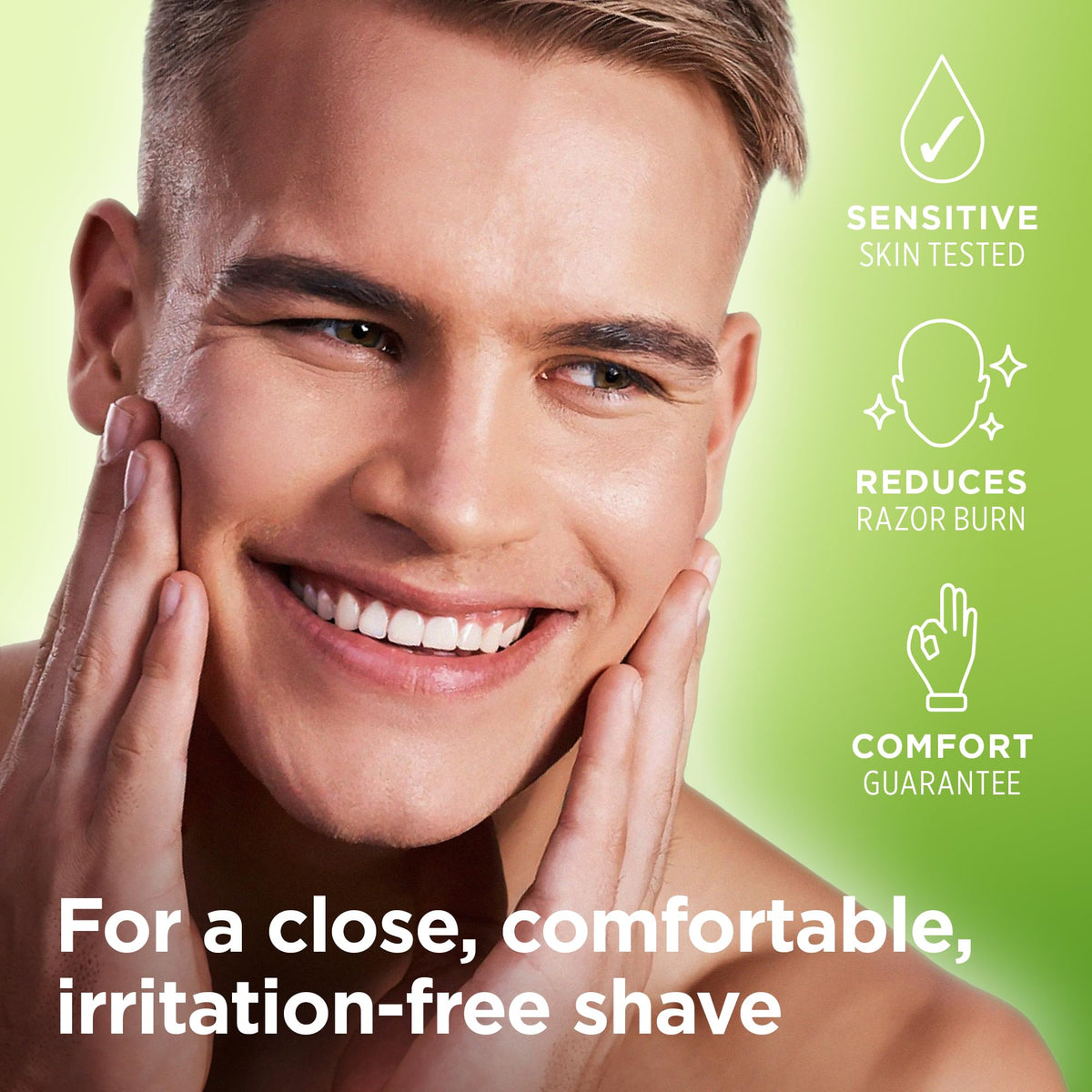 King of Shaves Cooling Shave Gel on a bathroom counter