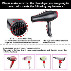 KingKam Collapsible Hair Diffuser in a travel bag