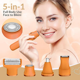 KINGTEE 5-in-1 Electric Bikini Trimmer charging base