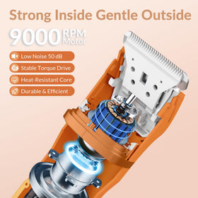 KINGTEE 5-in-1 Electric Bikini Trimmer with interchangeable heads