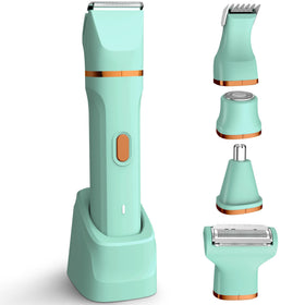 KINGTEE bikini trimmer close-up of ceramic blades