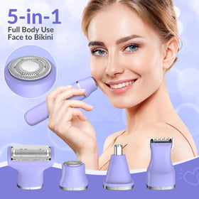 KINGTEE bikini trimmer in use on legs